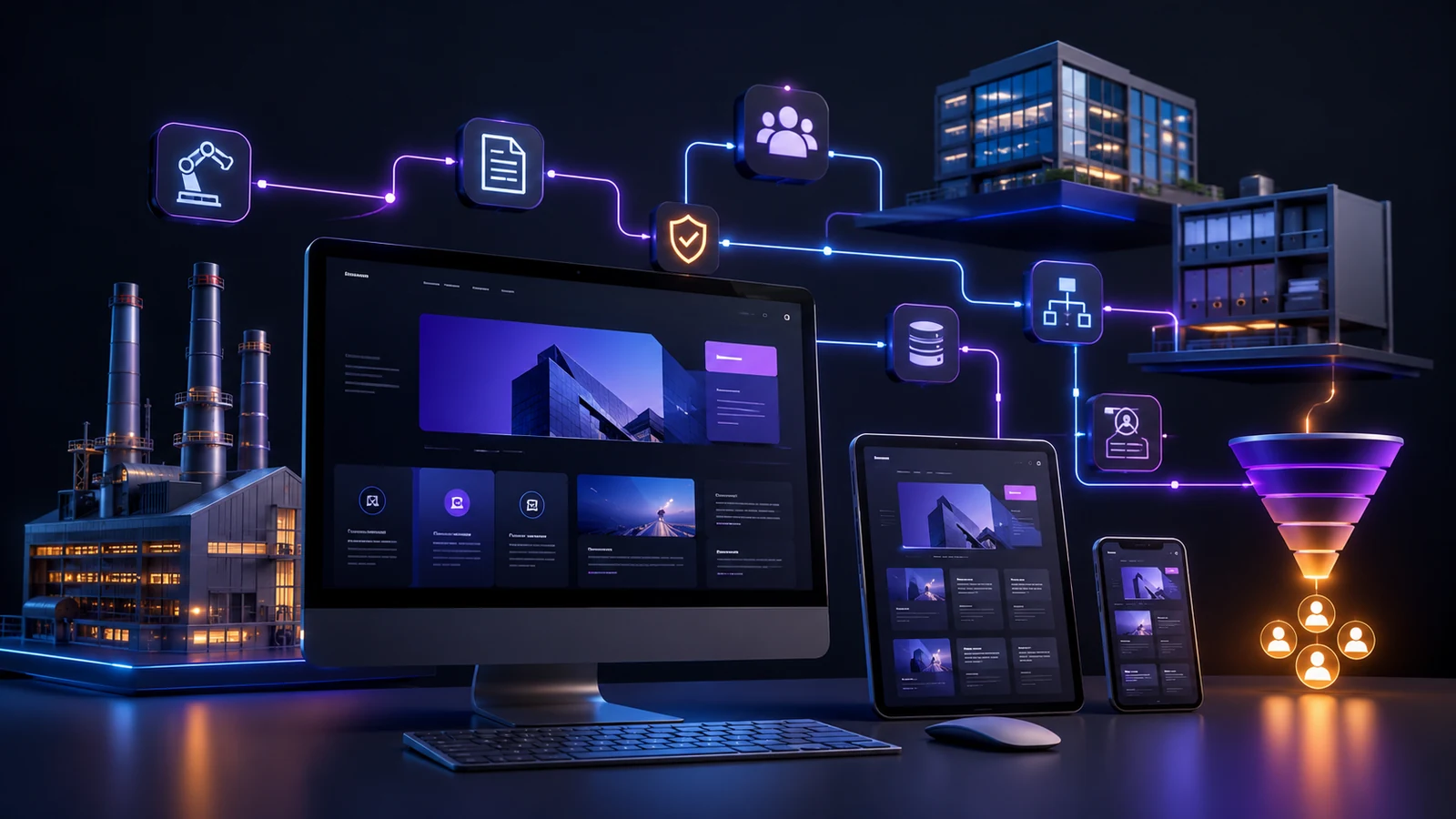 Kurumsal B2B WordPress site tasarımıyla hizmetlerinizi doğru anlatın, SEO görünürlüğü ve nitelikli teklif talepleri için güçlü altyapı kurun.